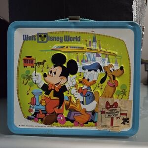 Vintage - Walt Disney World 1970's Metal Lunch Box